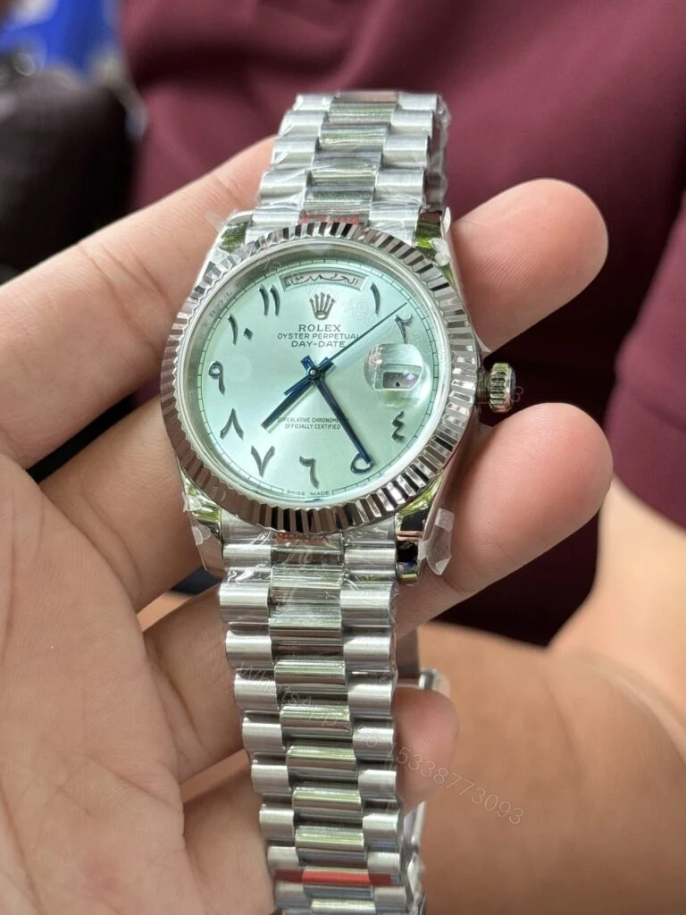 View 3 of Day-Date 40mm Super Clone Blue Dial Arabic Markers