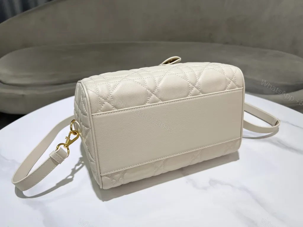 View 2 of Chic Quilted Mini Satchel â€“ Luxury Dior-Inspired Carryall