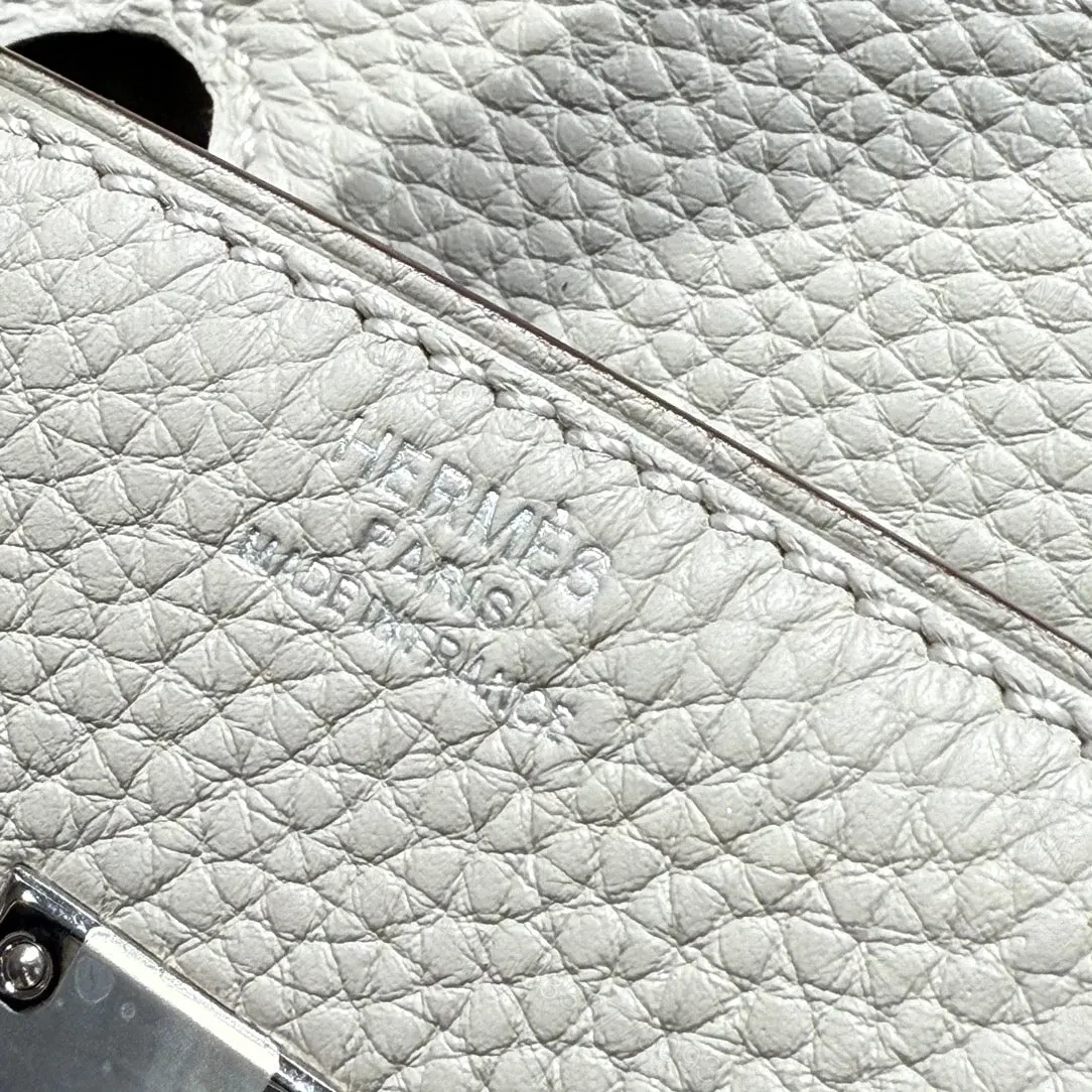 View 9 of HN 25CM BEIGE TOGO LEATHER GOLD HARDWARE