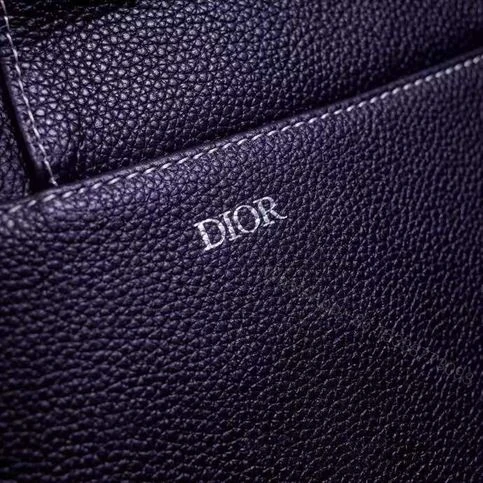 View 9 of SADDLE BAG NAVY GRAINED CALFSKIN
