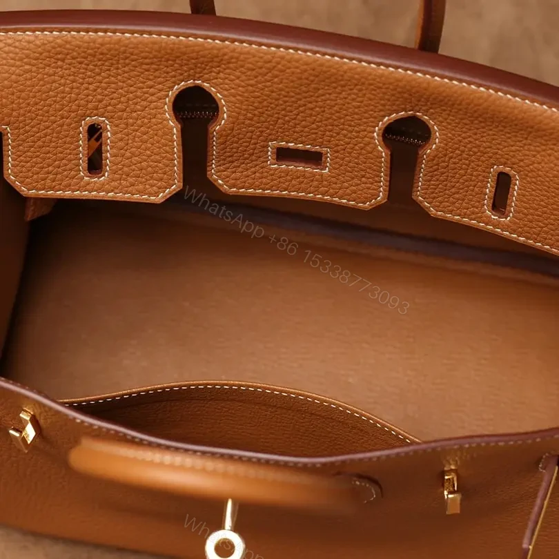 View 8 of 高仿Hermes*Birkin25金棕色金扣免檢版