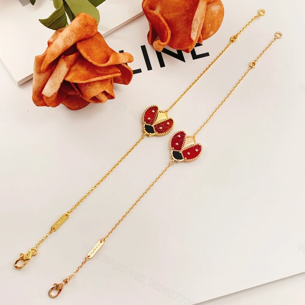 View 11 of 高仿首飾VanCleef&Arpels*RP7R100瓢蟲玫瑰金手鏈
