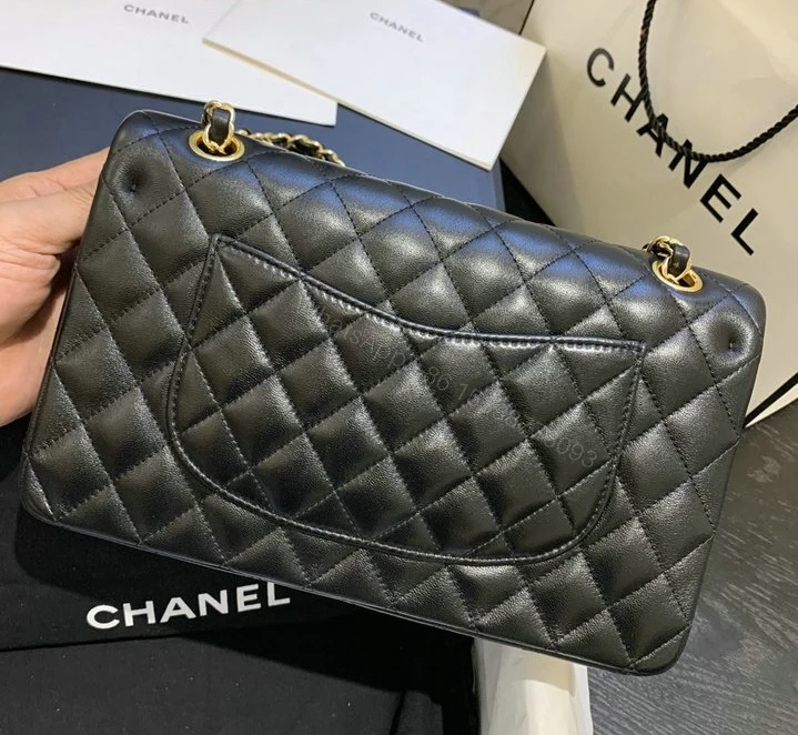 View 4 of Chanel Classic 11.12 Black Handbag A01112