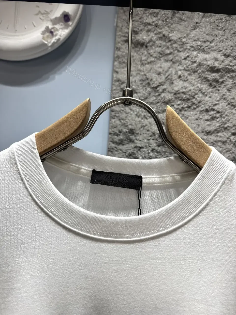 View 3 of Chic Bold Logo Cotton Tee – Modern Streetwear Fusion