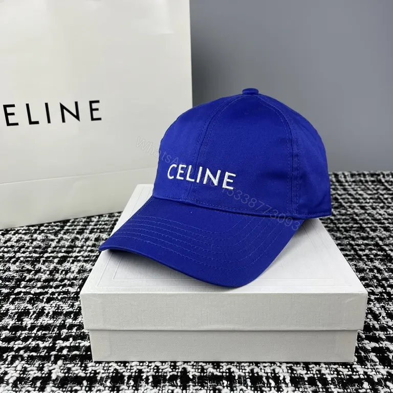 View 3 of Khaki Cotton Blend Cap â€” Subtle Celine-Inspired Luxury Cap