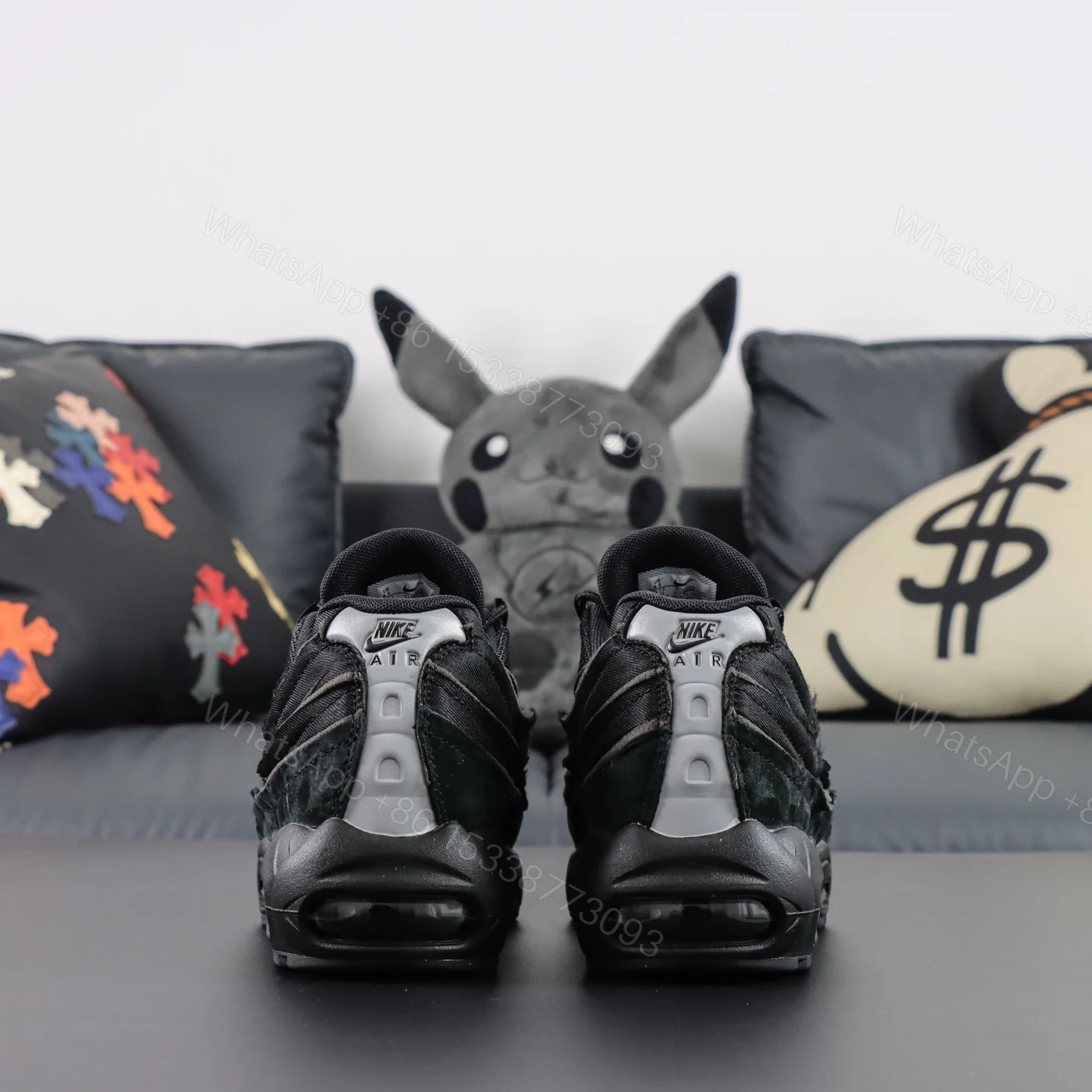 View 6 of Nike Air Max 95 Comme des Garcons Black Reps