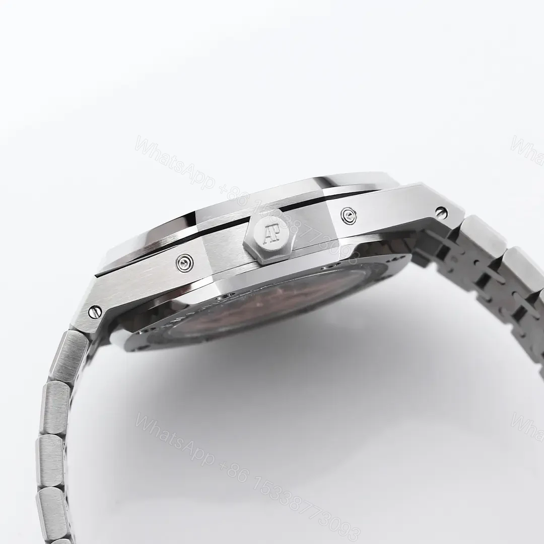 View 4 of TWA Factory Audemars Piguet Royal Oak Perpetual Calendar Watch, Blue Dial, Stainless Steel Case and Bracelet, Ref. 26574ST.OO.1220ST.03