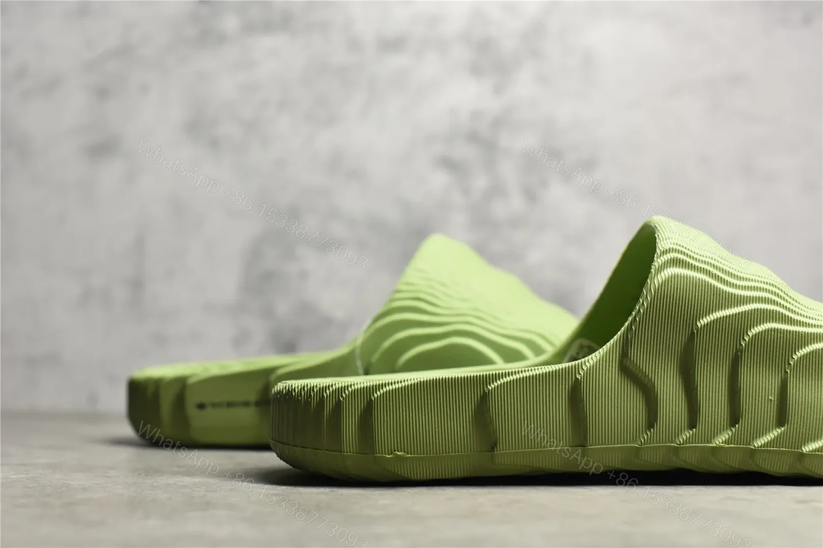 View 4 of UA originals adilette Green