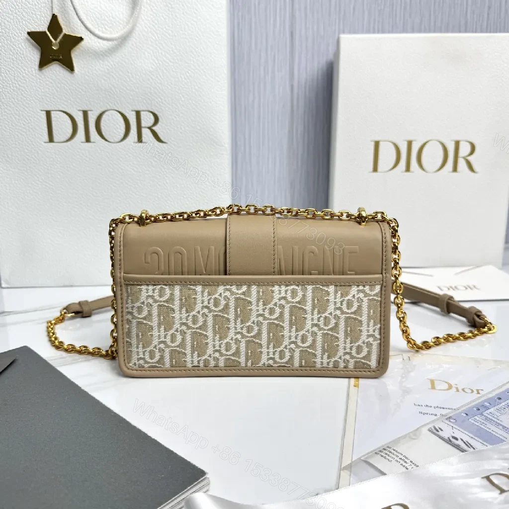 View 3 of Taupe Leather + Metal Texture Crossbody - Chic Sleek Compact Bag