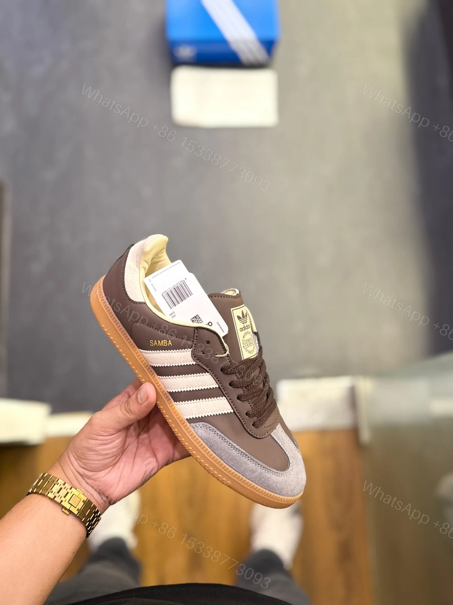 View 2 of First Copy Adidas Originals Samba OG Brown
