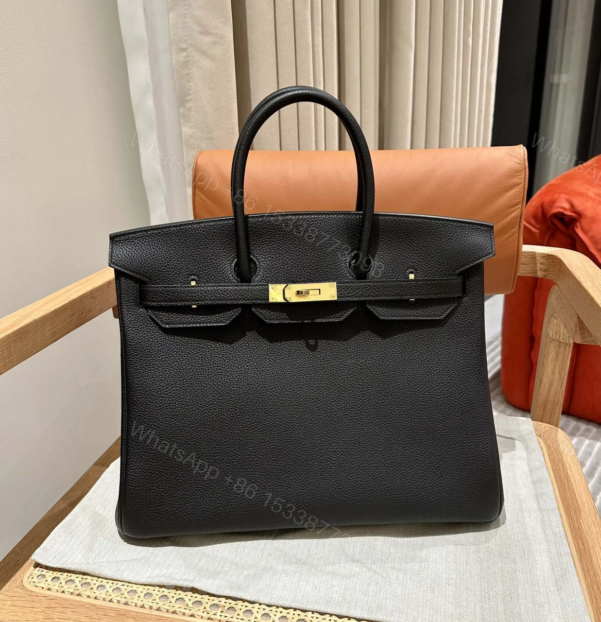 Hermes Birkin Togo Black High End-Grade — view 1