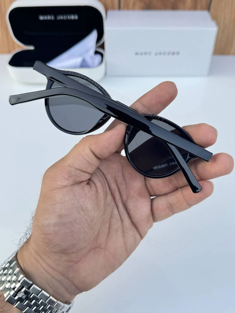 View 2 of First Copy Marc Jacobs 1103 Black Luxury Designer Sunglasses