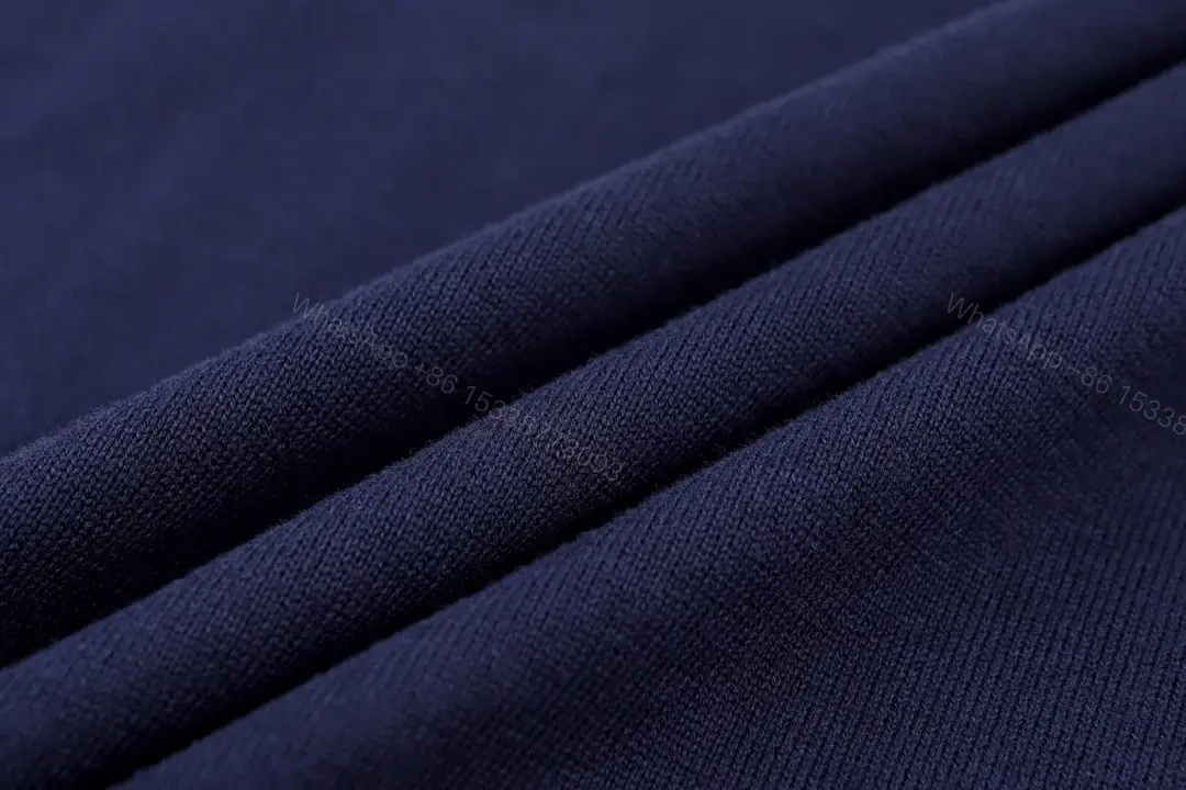 View 11 of Navy Knit Tee—Short Sleeve, Solid, LV Logo Chest