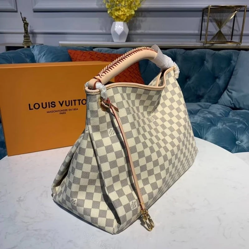 View 3 of Louis Vuitton Damier Azur Artsy MM 41Cm N40253