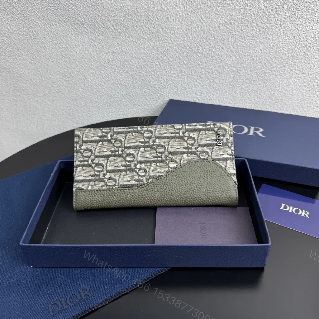 View 4 of Monogram Knit Pebble Leather Chic Wallet: Compact, Luxe
