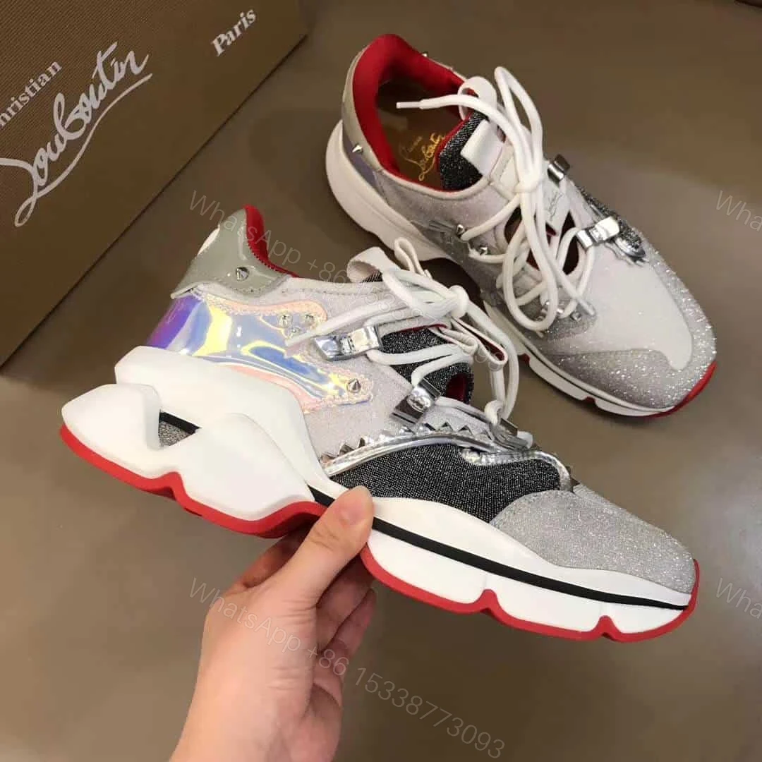 View 7 of CHRISTIAN LOUBOUTIN RED- RUNNER SNEAKER – CL55