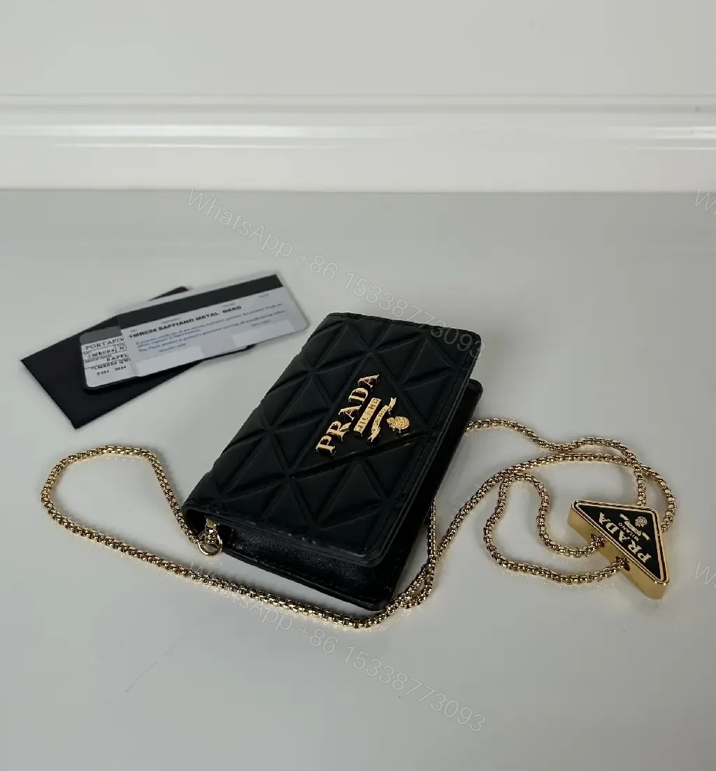 View 8 of Compact Quilted Crossbody – Modern Luxe, Gold Chain Bag