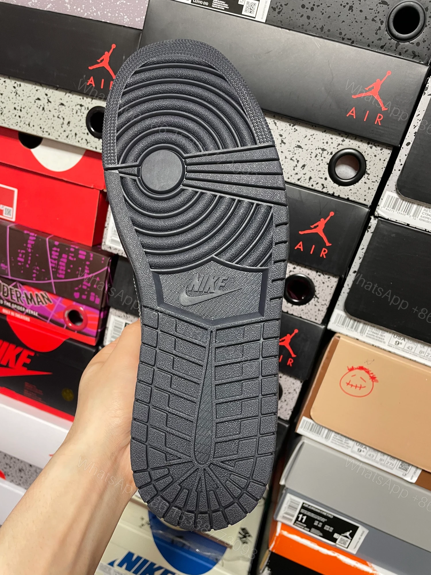 View 7 of Jordan 1 Retro Low OG SP Travis Scott Black Phantom