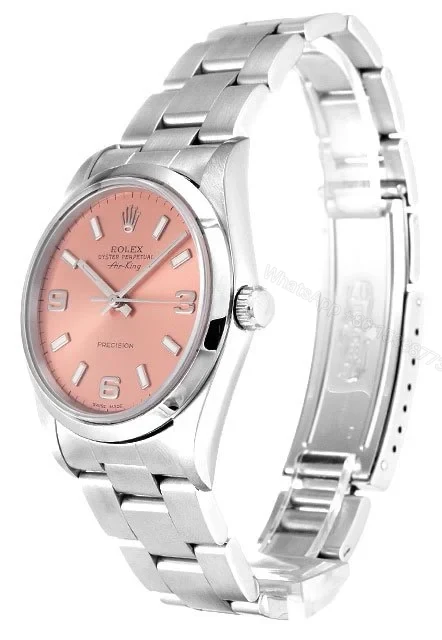 View 2 of Replica Rolex Air-King Pink Dial 14000