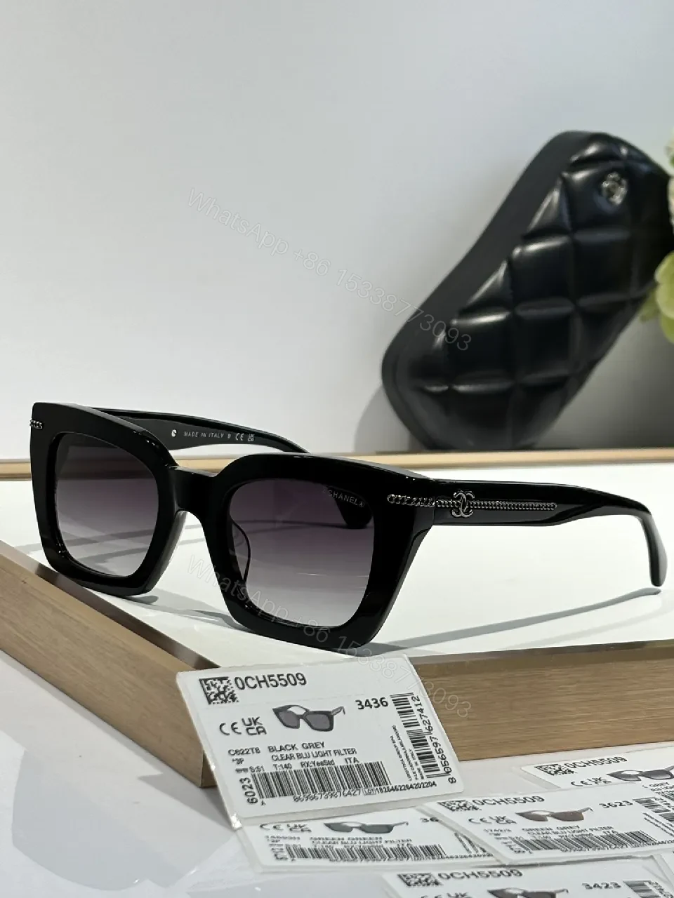 View 4 of Bold Blocky Sunglasses: Modern Chic with Signature Detailing