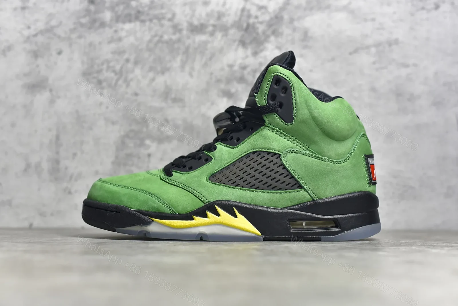 AIR JORDAN 5 APPLE GREEN Reps — view 1
