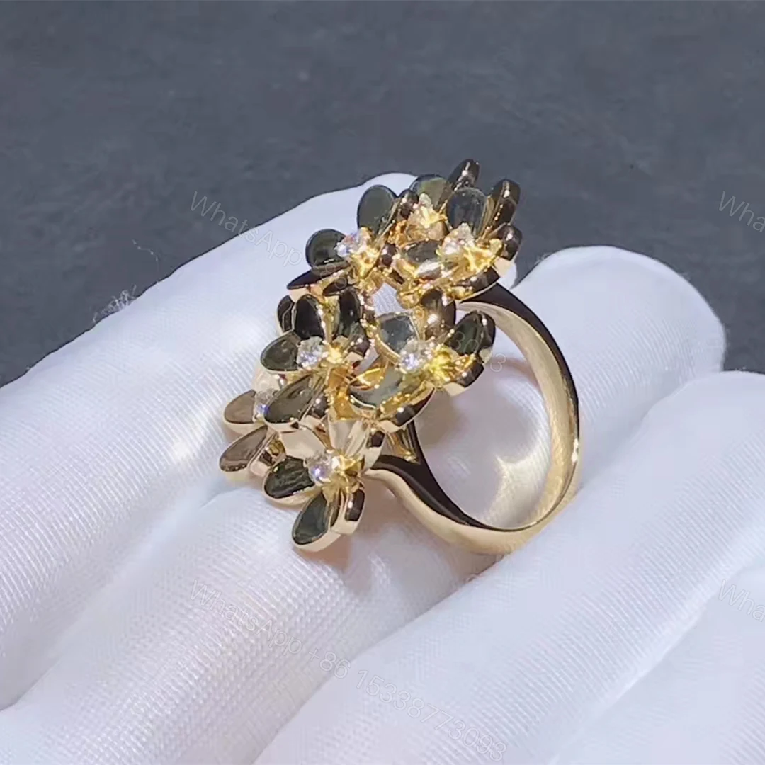 View 2 of VCA Frivole ring, 8 flowers