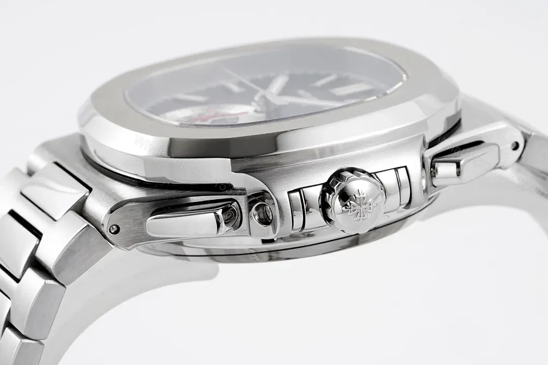 View 7 of Patek Philippe 5980 Silver Black Watch