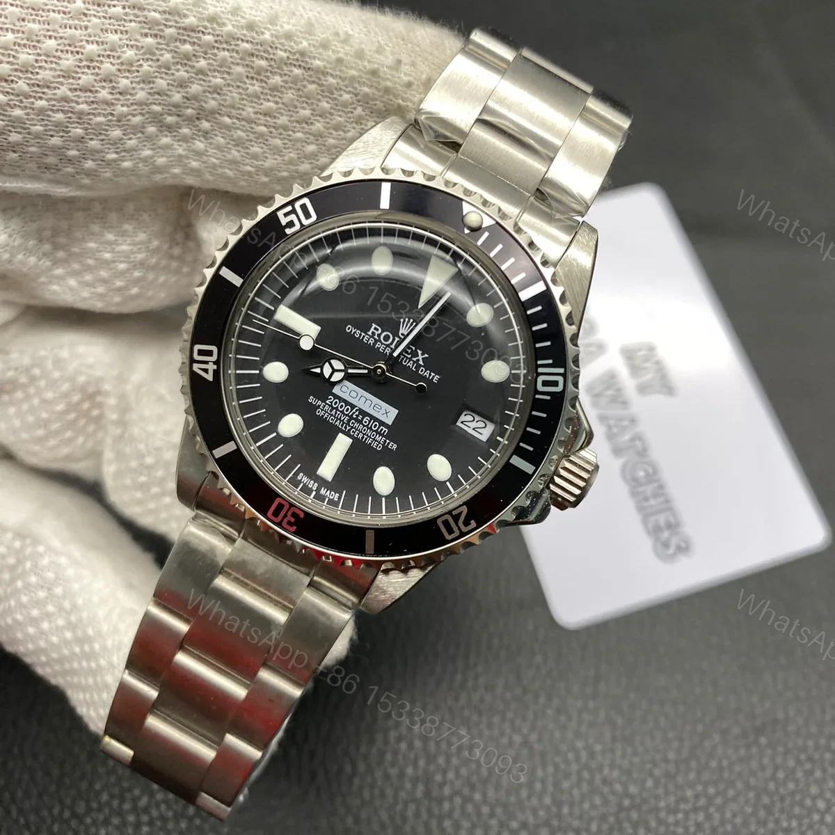 View 6 of Replica Rolex Submariner ” Comex” – Super Clone