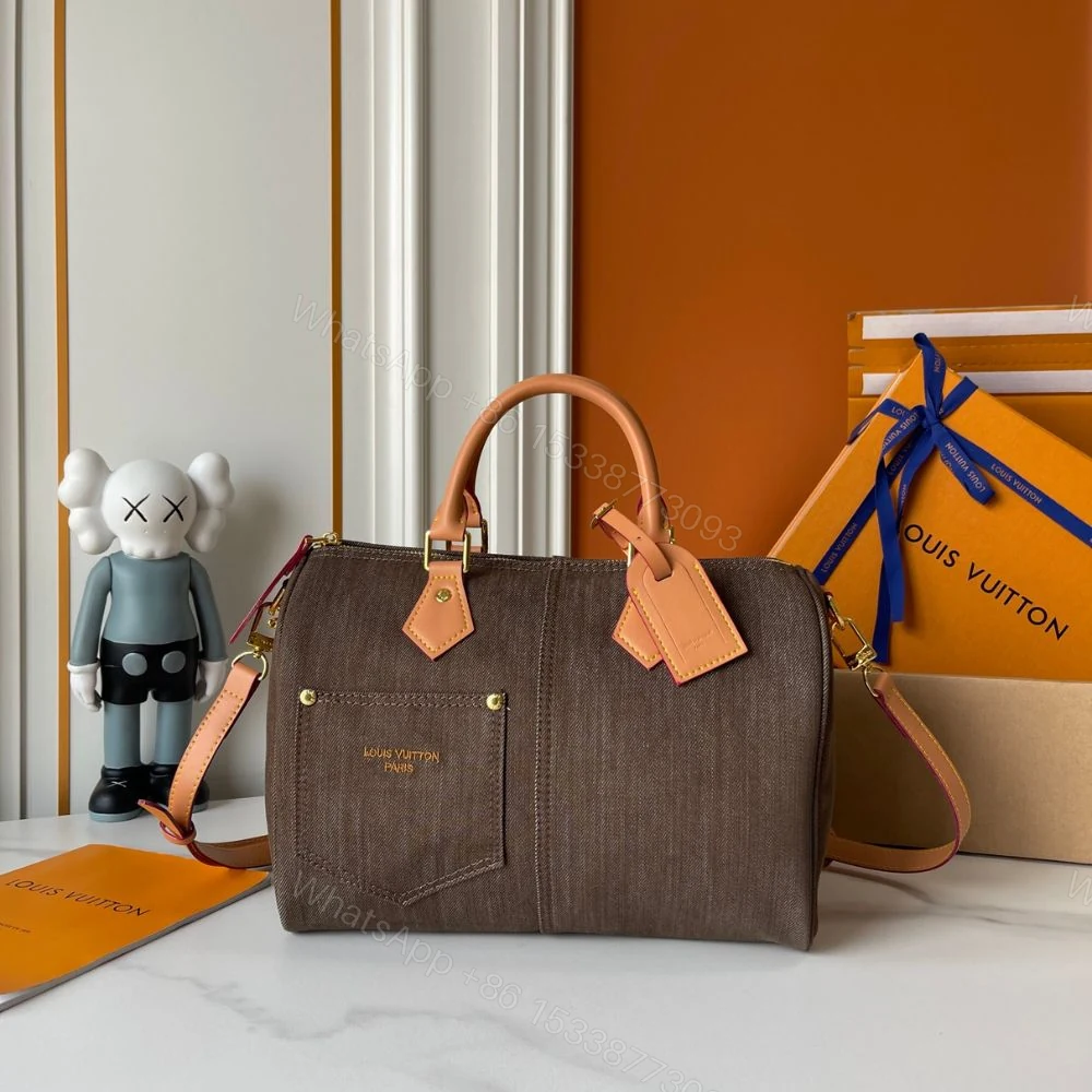 View 2 of Louis Vuitton Speedy 30 Bandoulière Brown 34Cm M29170