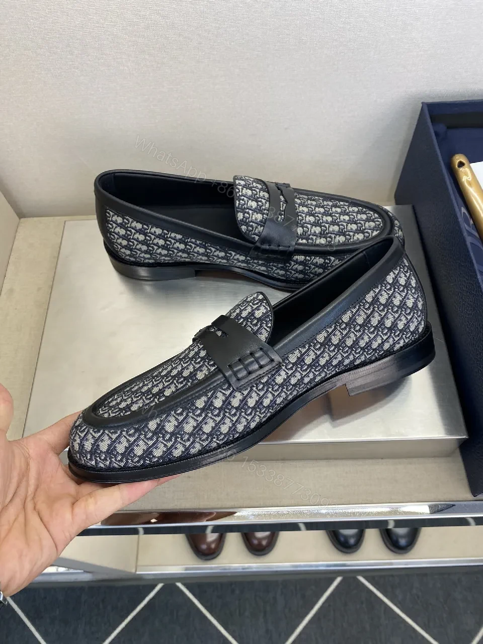 View 6 of Patterned Loafers + Leather Trim + Modern Classic + All-Day Comfort + loafers
