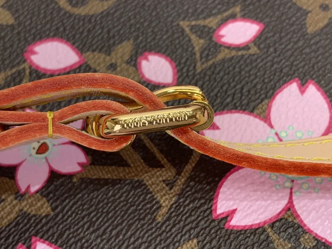View 6 of Bold Blossom Messenger: Floral Luxury Handbag, Monogrammed Canvas