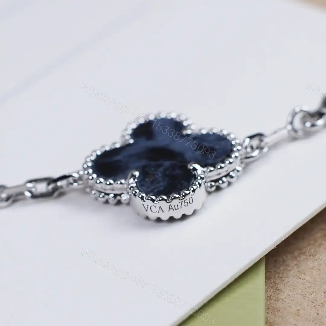 View 24 of 高仿首飾VanCleef&Arpels*RP7S400彼得石白金手鏈