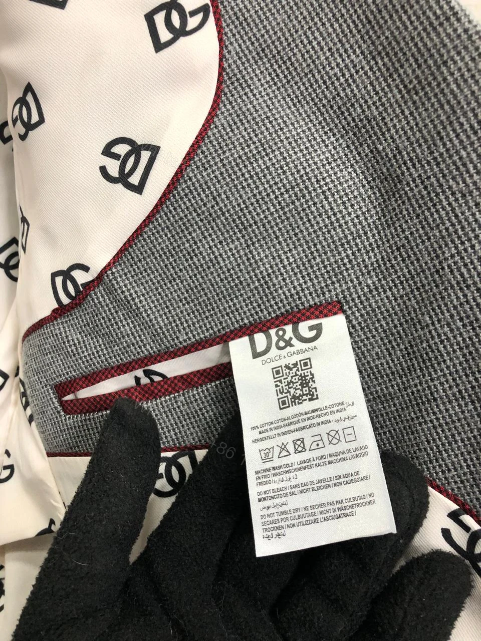 View 5 of FIRST COPY DOLCE & GABBANA IMPORTED TWEED FABRIC BLAZERS