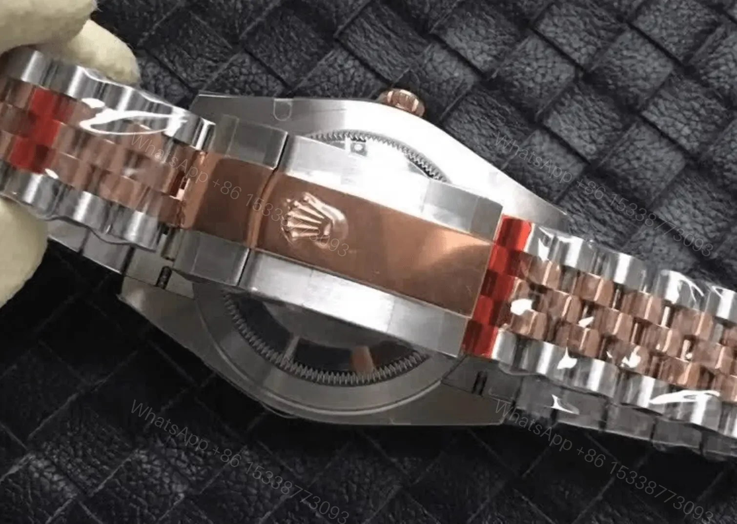View 5 of Replica Rolex Wimbledon Rose Gold