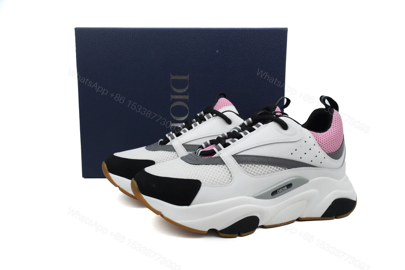 Dior B22 Sneakers Pink Gray — view 2