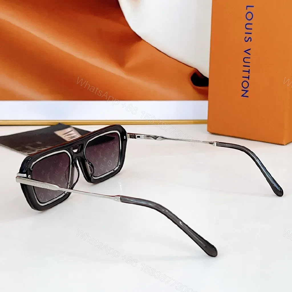 View 8 of Bold Frame Square Sunglasses: Premium Designer-Inspired, Polarized UV40+