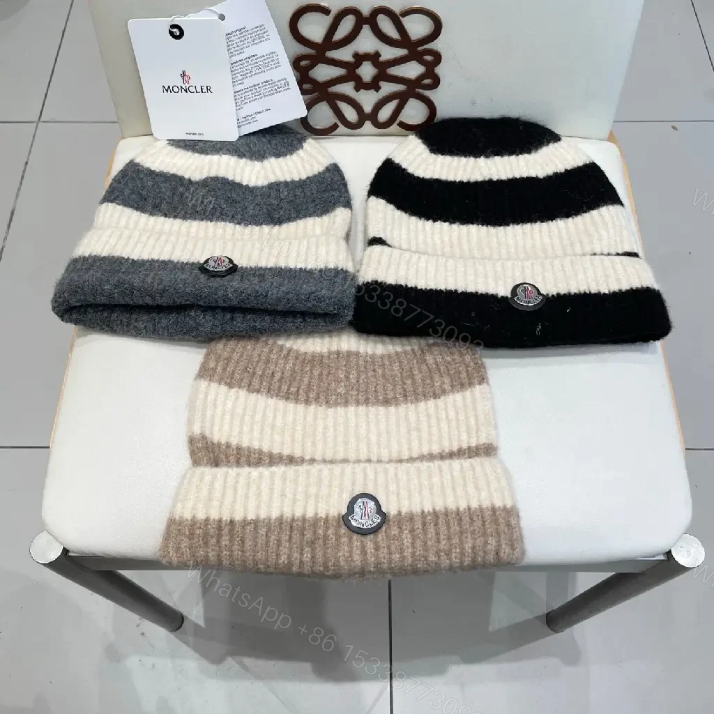 View 7 of Striped Knit Beanie: Cozy Warmth, Signature Detail, Premium casual