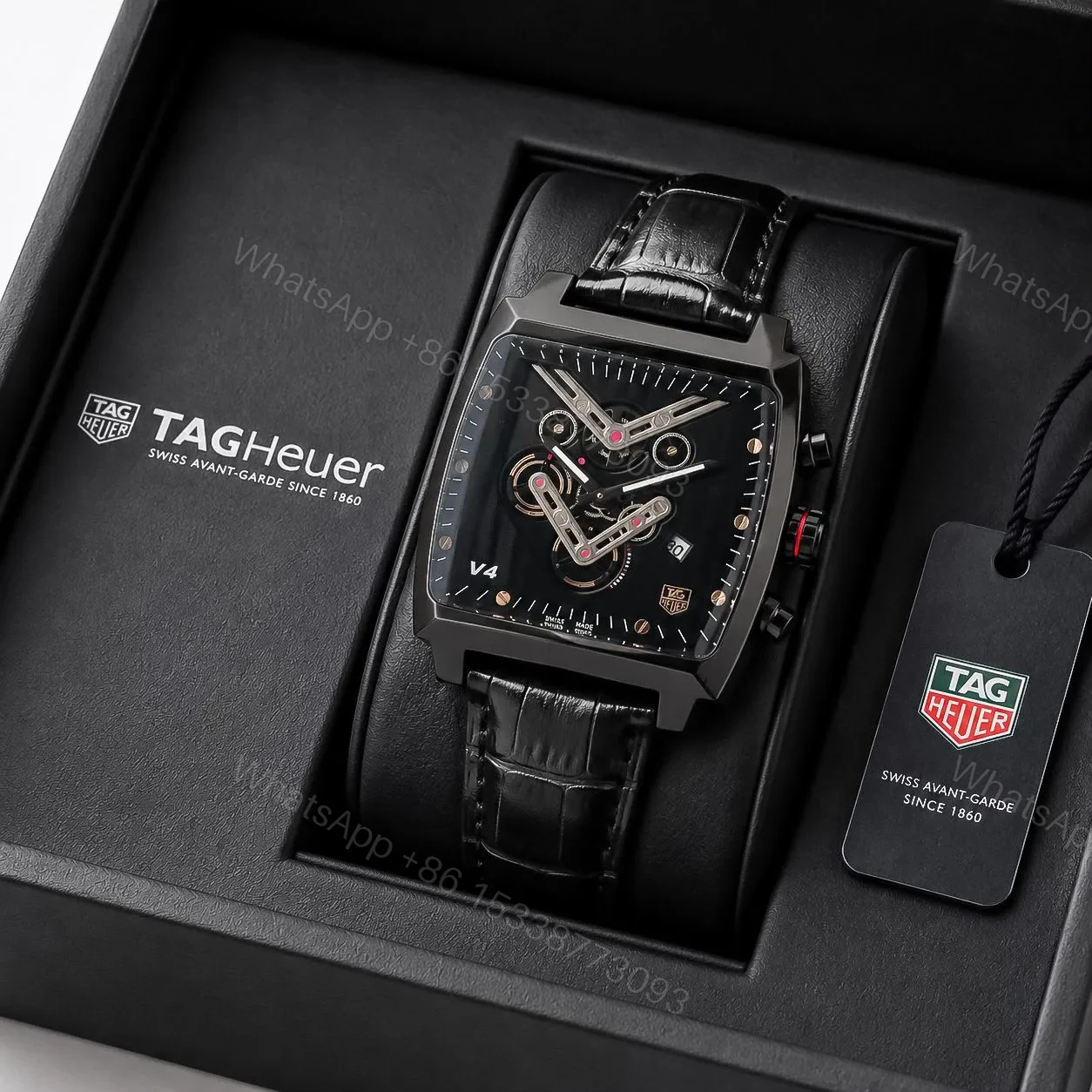 View 4 of TAG Heuer V4 Black Chronograph