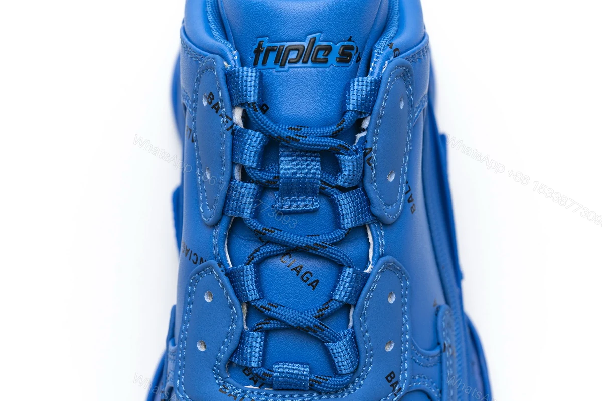 View 8 of Balenciaga Triple S Letter Blue 536737 W06E2 0848