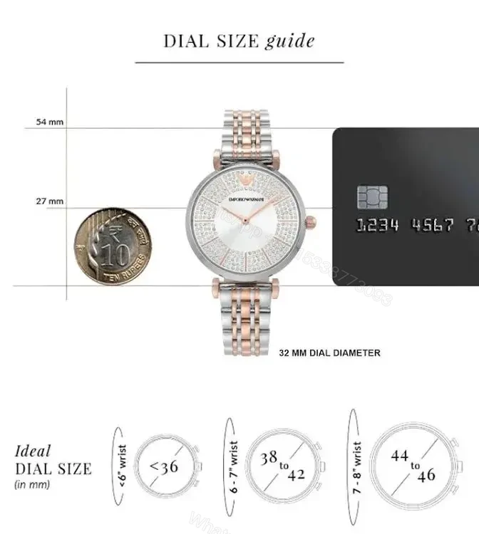 View 2 of Emporio Armani Rose Gold Watch for Women