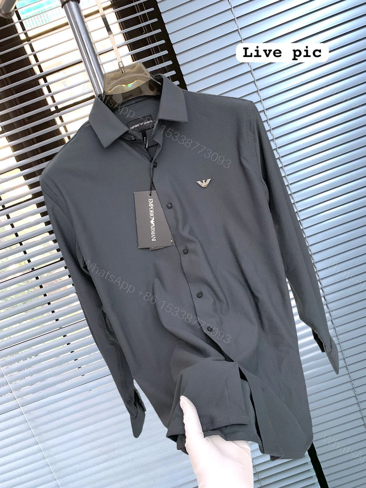 View 10 of FIRST COPY EMPORIO ARMANI ORIGINAL SOFT COTTON SUMMER SHIRT