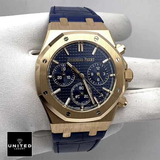 View 7 of Audemars Piguet Blue Leather Replica