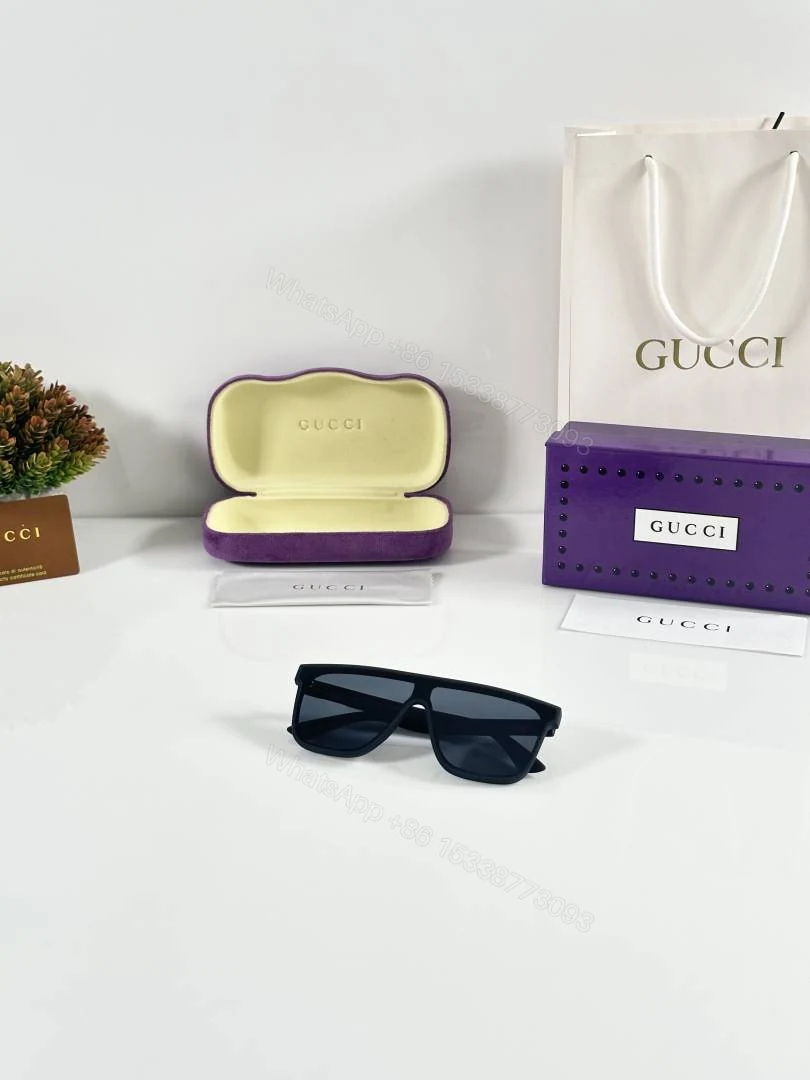 View 4 of First Copy Gucci GG0106 Sunglasses Black