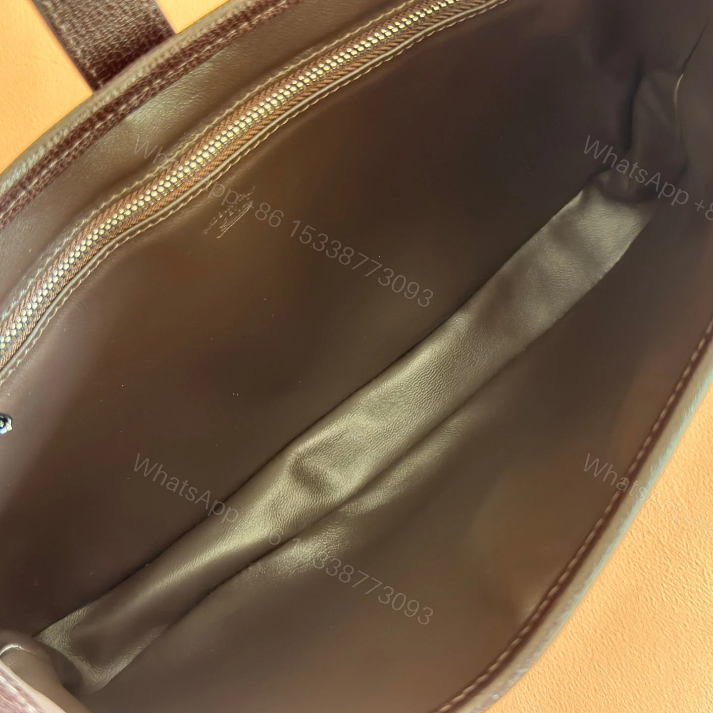 View 9 of GUCCI 26S JACKIE SLIM SHOULDER BAG 28 IN DARK BROWN CALFSKIN