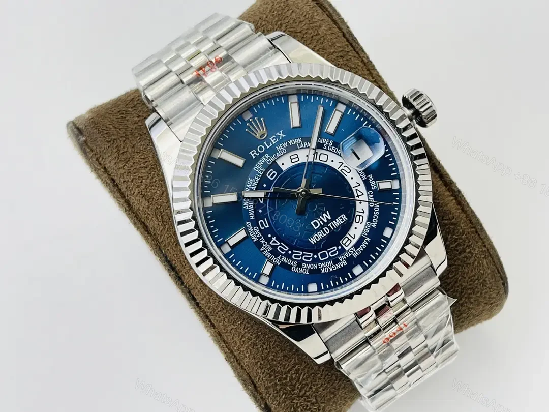 View 2 of Rolex Sky-Dweller DiW Blue Dial Jubilee Bracelet 42mm RLX-SD-DIW-BLJ42-ED