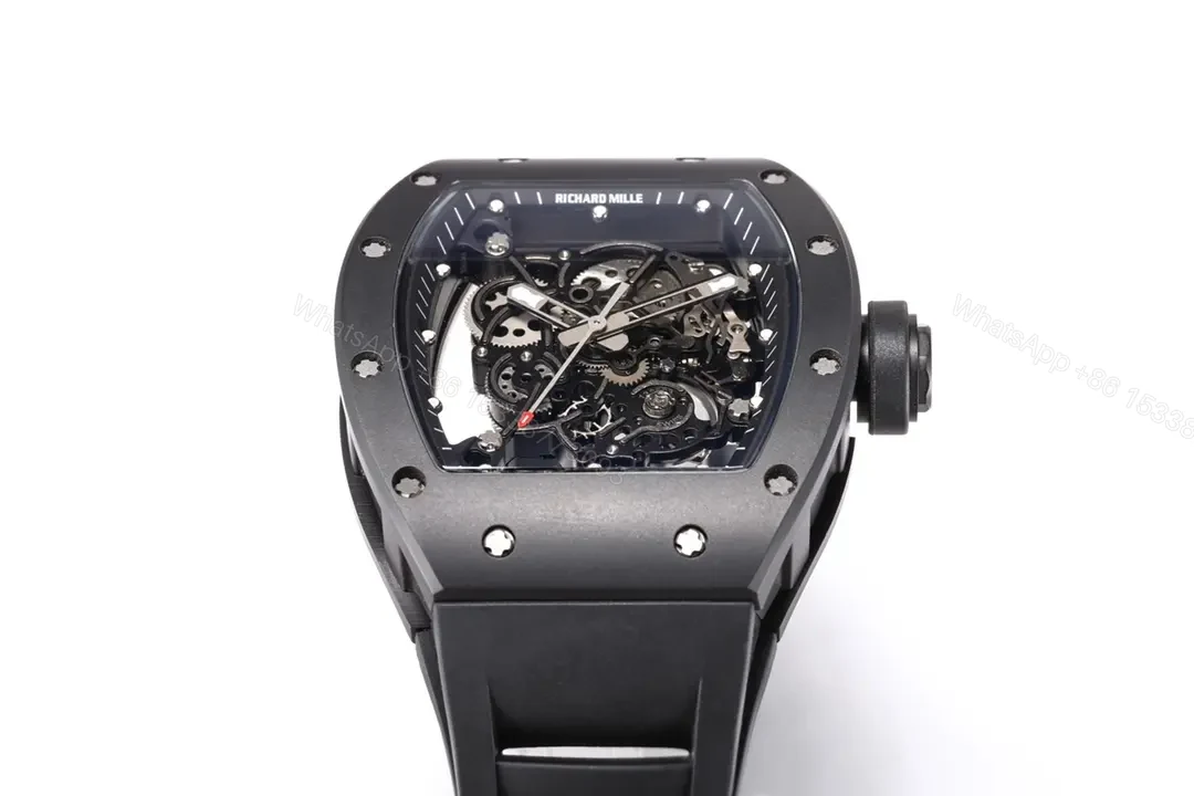 View 6 of EUR Factory BBR Richard Mille RM055 Black Skeleton Watch