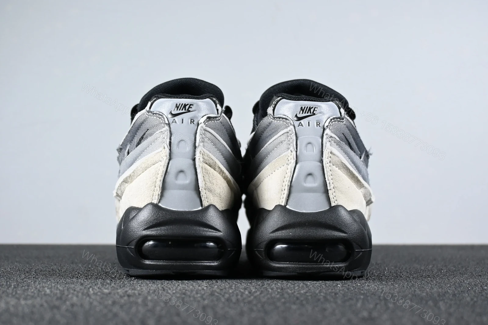 View 6 of Nike Air Max 95 Comme des Garcons Black Grey