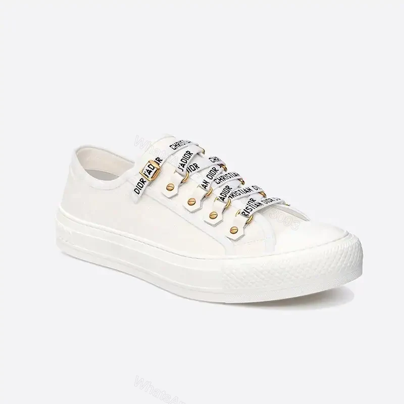 WALK’N’DIOR SNEAKERS WOMEN CANVAS WHITE – CD158 — view 1