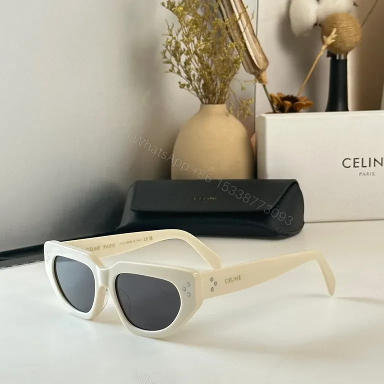 View 4 of Celine Sunglasses: Premium Acetate, UV400, Unisex Frame