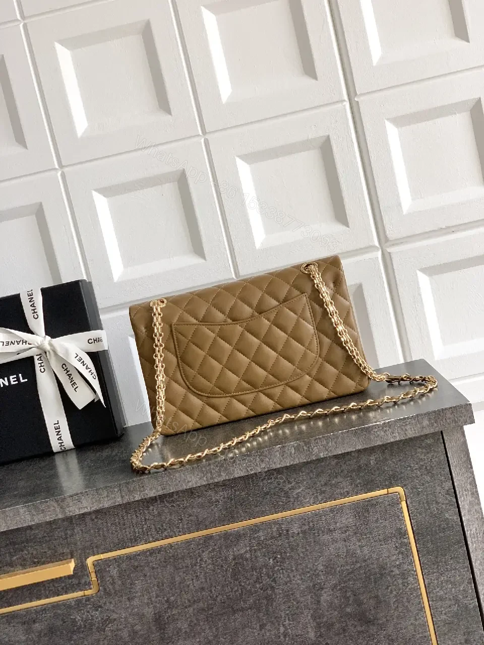 View 2 of Quilted Lambskin Flap Bag: Day-to-Night Luxury Chic